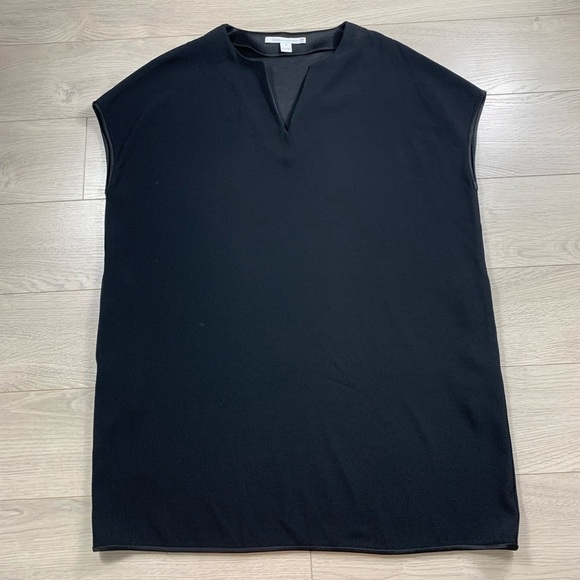 Diane Von Furstenberg Black Cap Sleeve Mini Dress - Picture 5 of 15